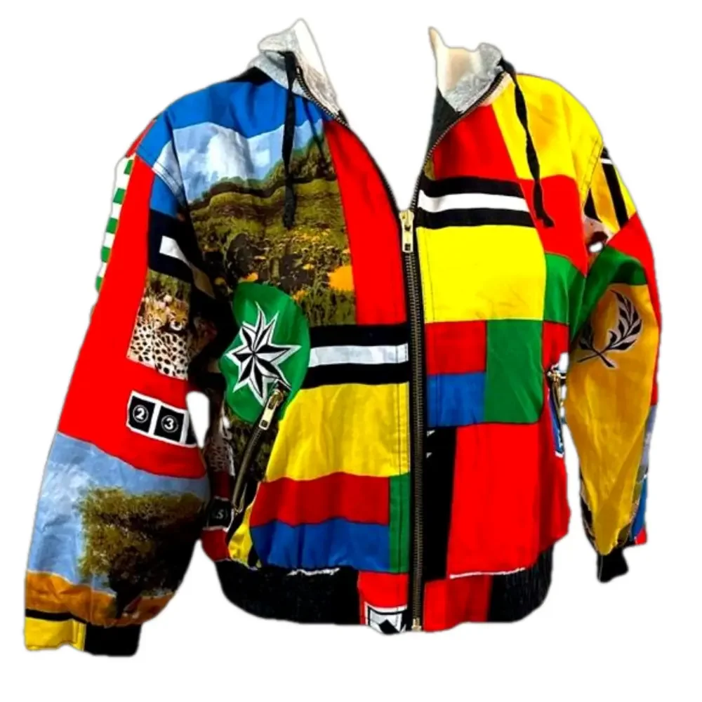 GIACCA Young gallery 80’s Vintage hooded jacket SMALL NWT